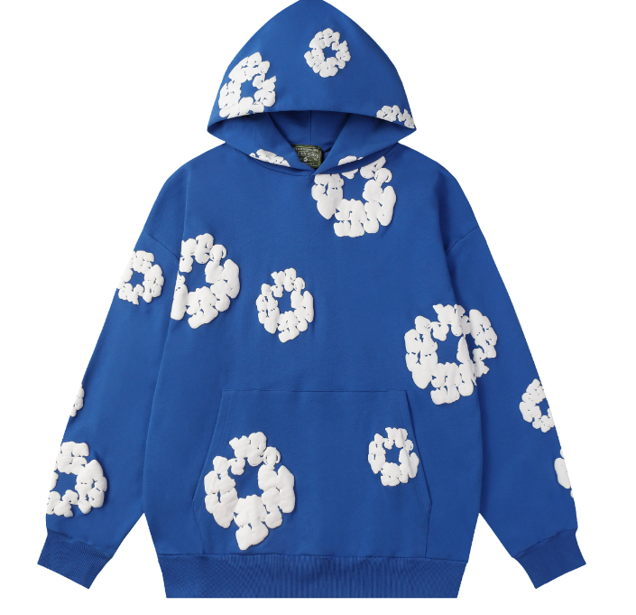 Blue D3nim T3ars Hoodie